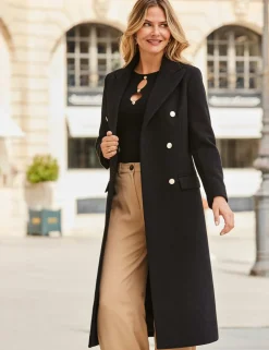 Double Breasted Longline Coat