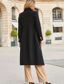 Double Breasted Longline Coat