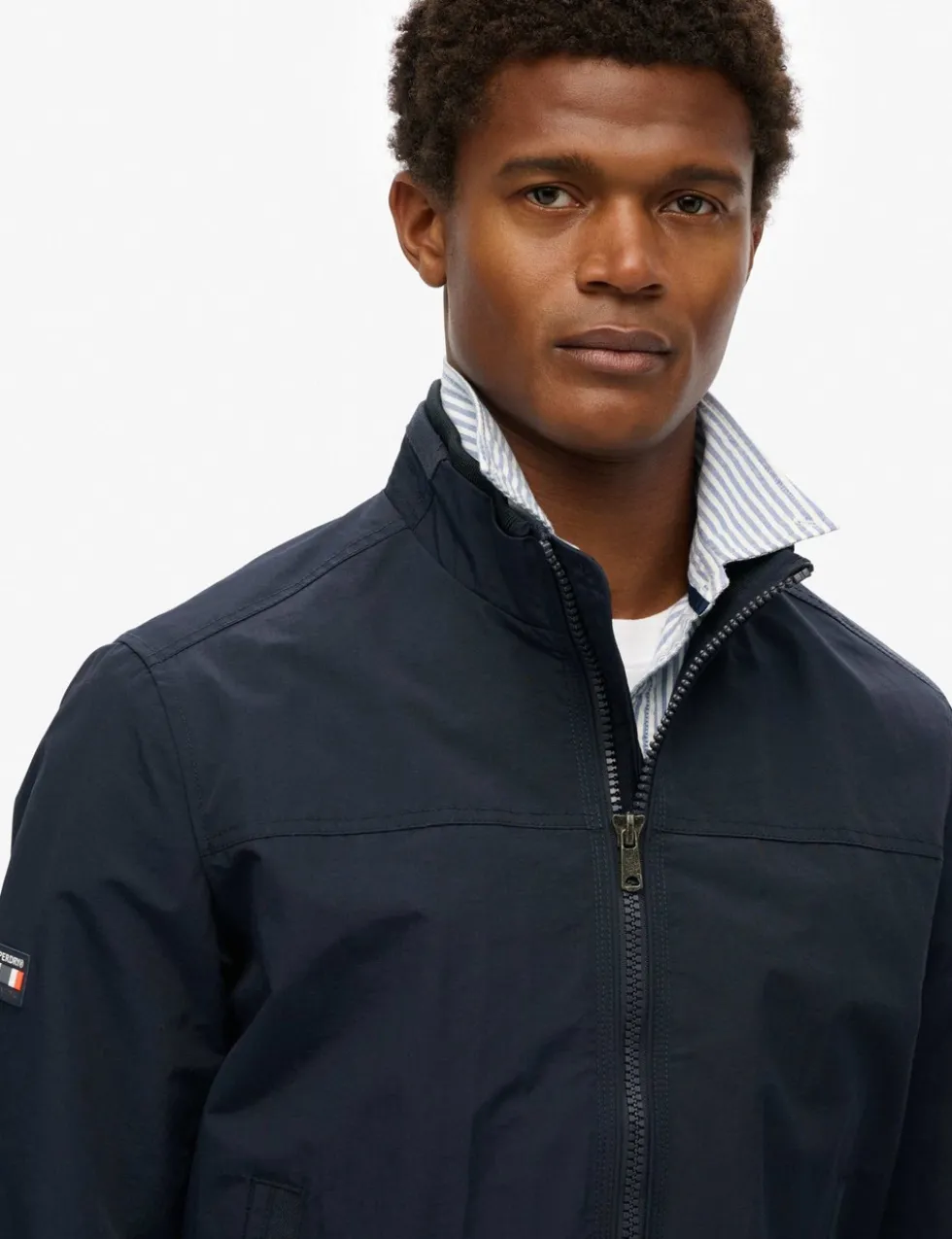 Double Collar Harrington Jacket