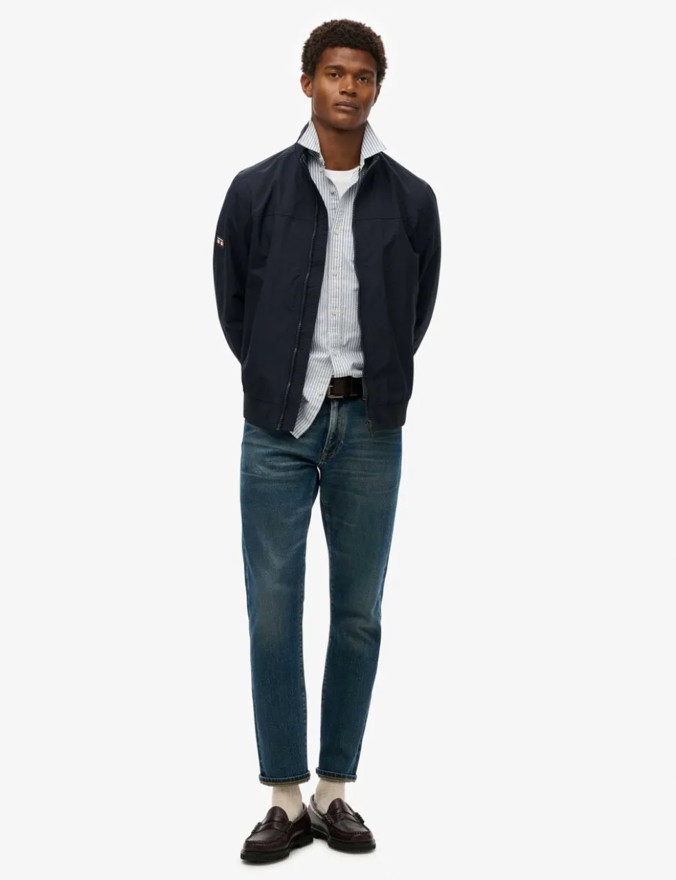 Double Collar Harrington Jacket