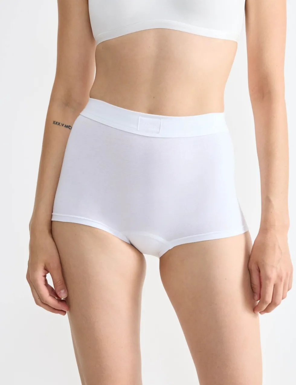 Double Comfort Cotton Rich High Rise Shorts