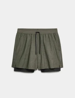 Double Layered 5 inch Sports Shorts