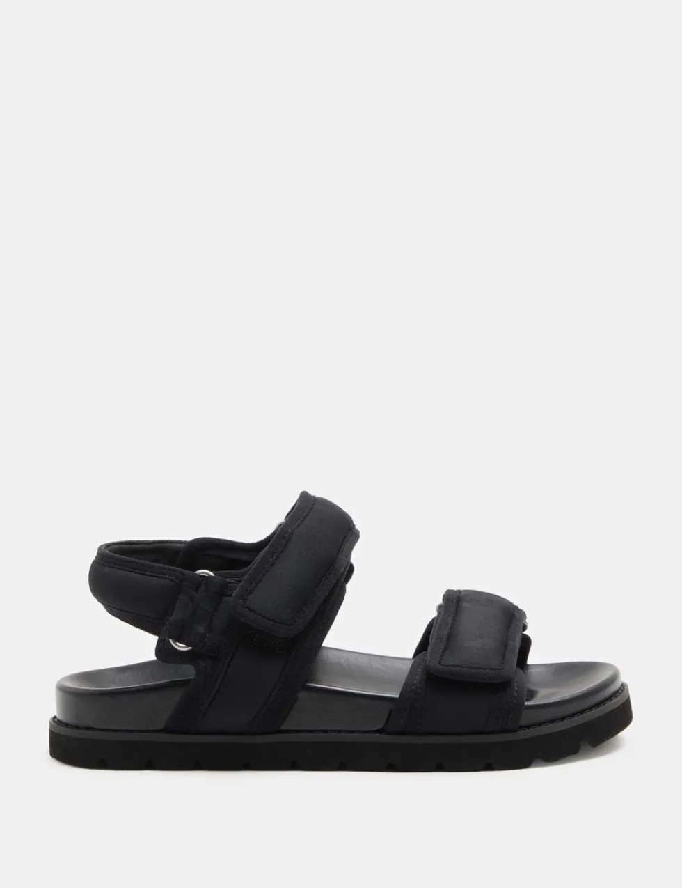 Double Strap Chunky Footbed Sandals