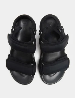 Double Strap Chunky Footbed Sandals