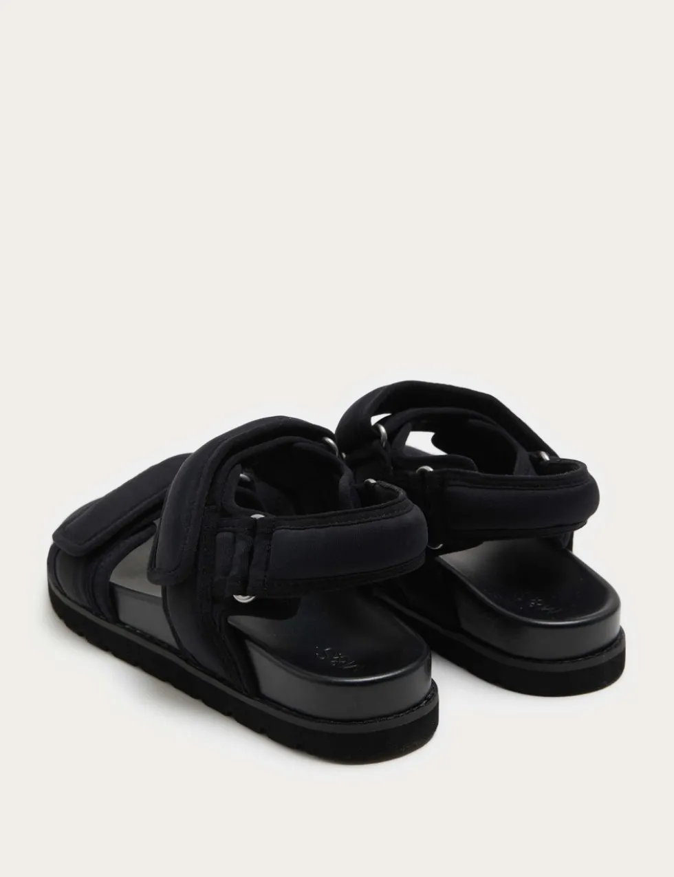 Double Strap Chunky Footbed Sandals