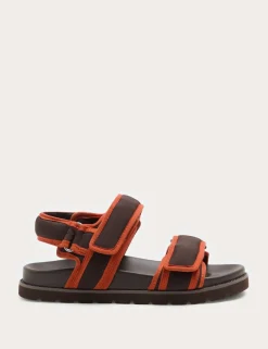Double Strap Chunky Footbed Sandals