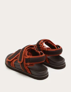 Double Strap Chunky Footbed Sandals
