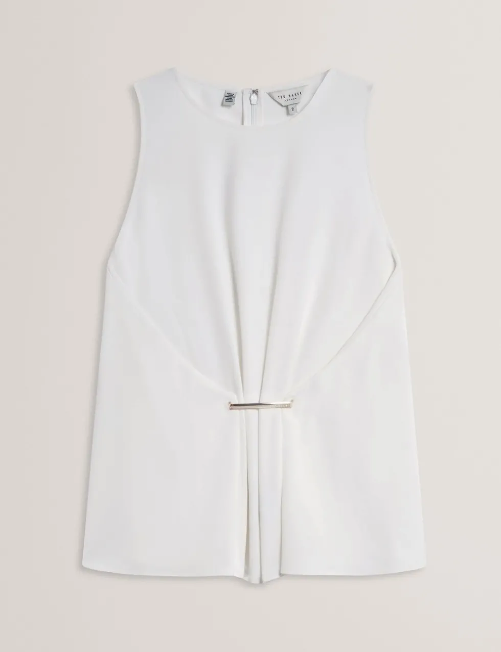 Draped Bar Detail Top