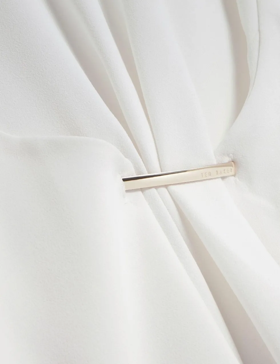 Draped Bar Detail Top