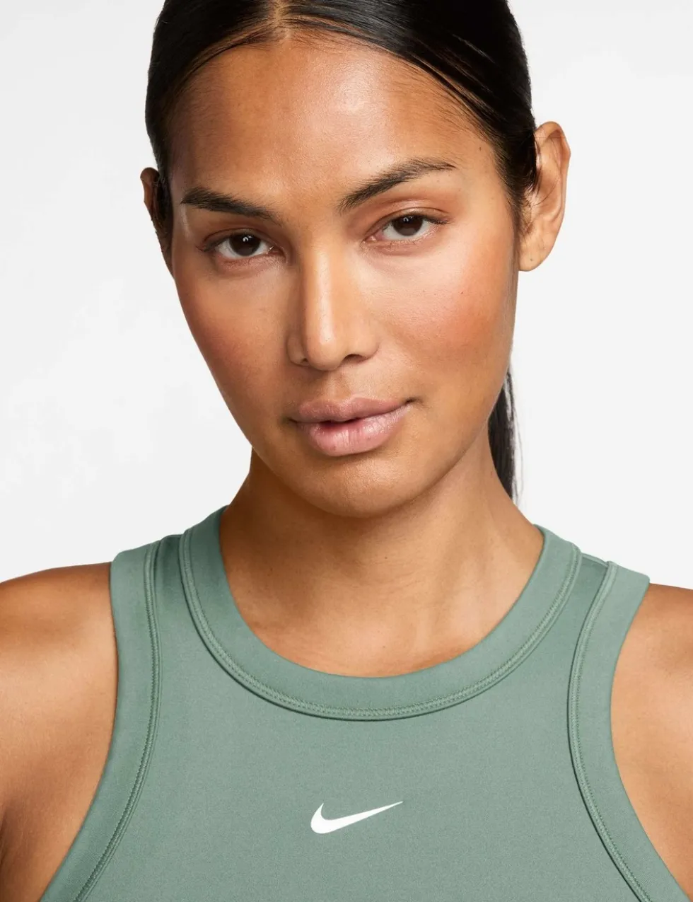 Dri-Fit Fitted Racer Back Crop Tank Top