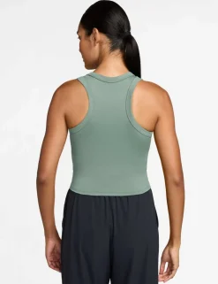 Dri-Fit Fitted Racer Back Crop Tank Top