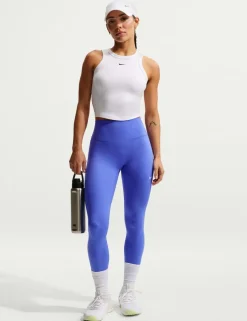 Dri-Fit Fitted Racer Back Crop Tank Top