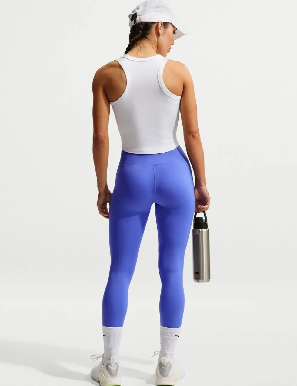 Dri-Fit Fitted Racer Back Crop Tank Top