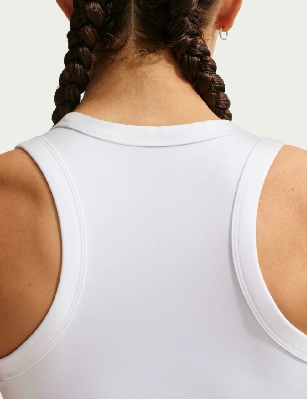 Dri-Fit Fitted Racer Back Crop Tank Top