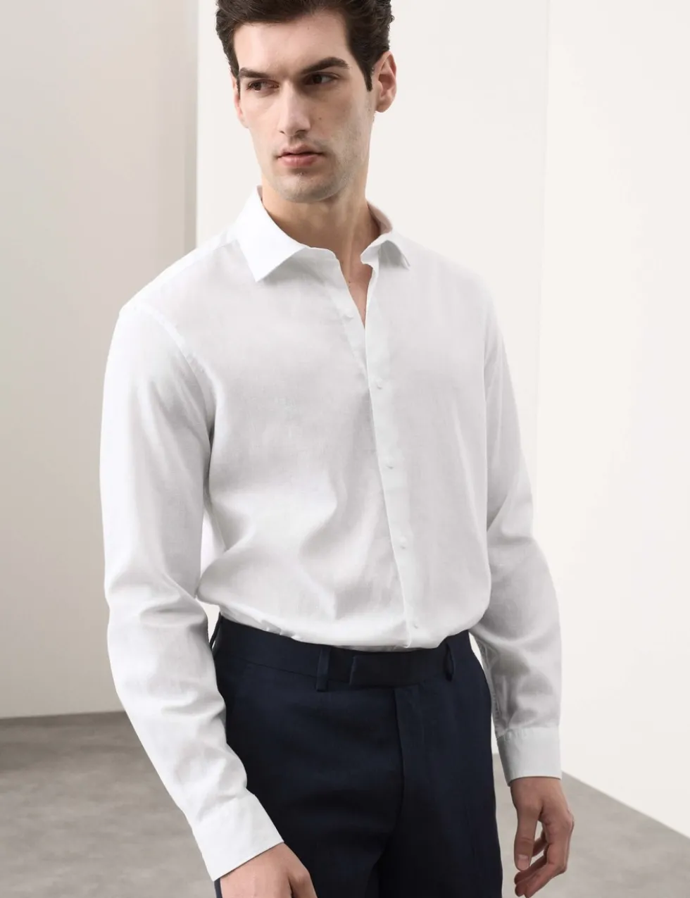 Easy Iron Linen Rich Performance Shirt