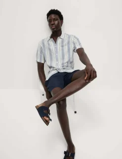 Easy Iron Pure Cotton Striped Shirt