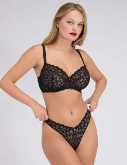 Eden Lace Wired Balconette Bra (DD-H)