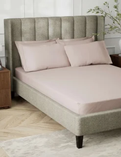 Egyptian Cotton 230 Thread Count Crisp Extra Deep Fitted Sheet