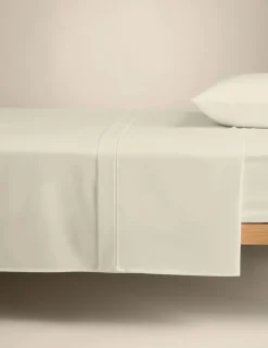 Egyptian Cotton 230 Thread Count Crisp Flat Sheet