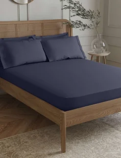 Egyptian Cotton 230 Thread Count Crisp Extra Deep Fitted Sheet