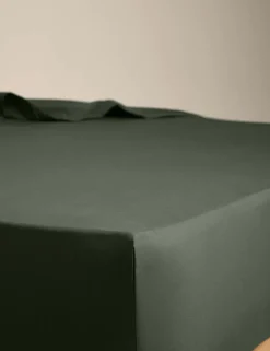 Egyptian Cotton 230 Thread Count Crisp Deeper Fitted Sheet