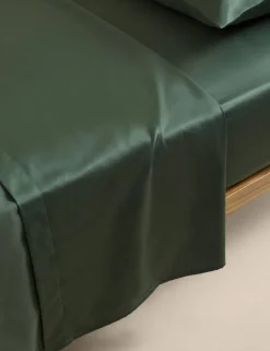 Egyptian Cotton Sateen 400 Thread Count Flat Sheet