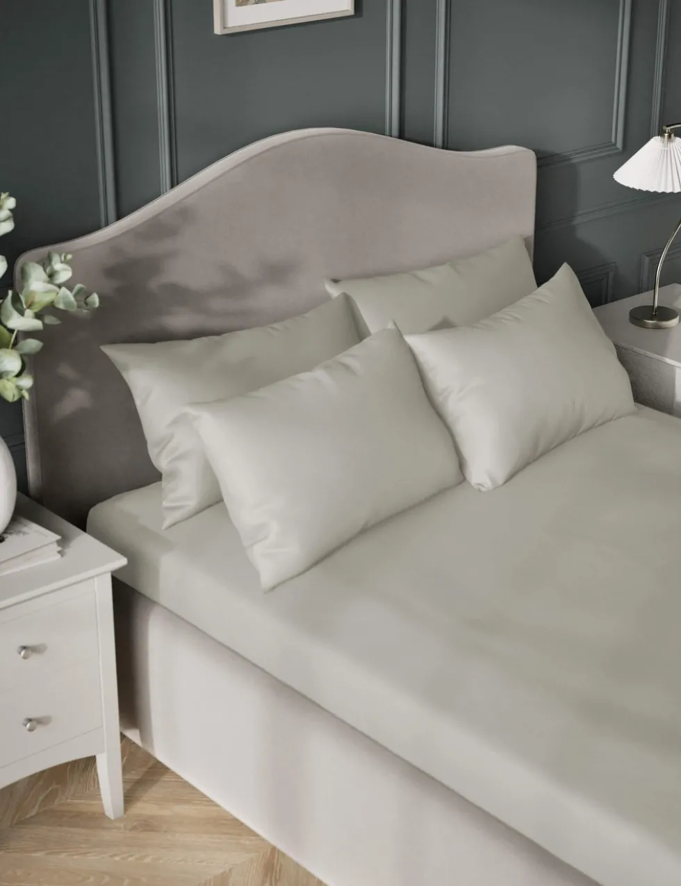 Egyptian Cotton Sateen 400 Thread Count Flat Sheet