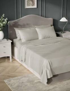 Egyptian Cotton Sateen 400 Thread Count Flat Sheet