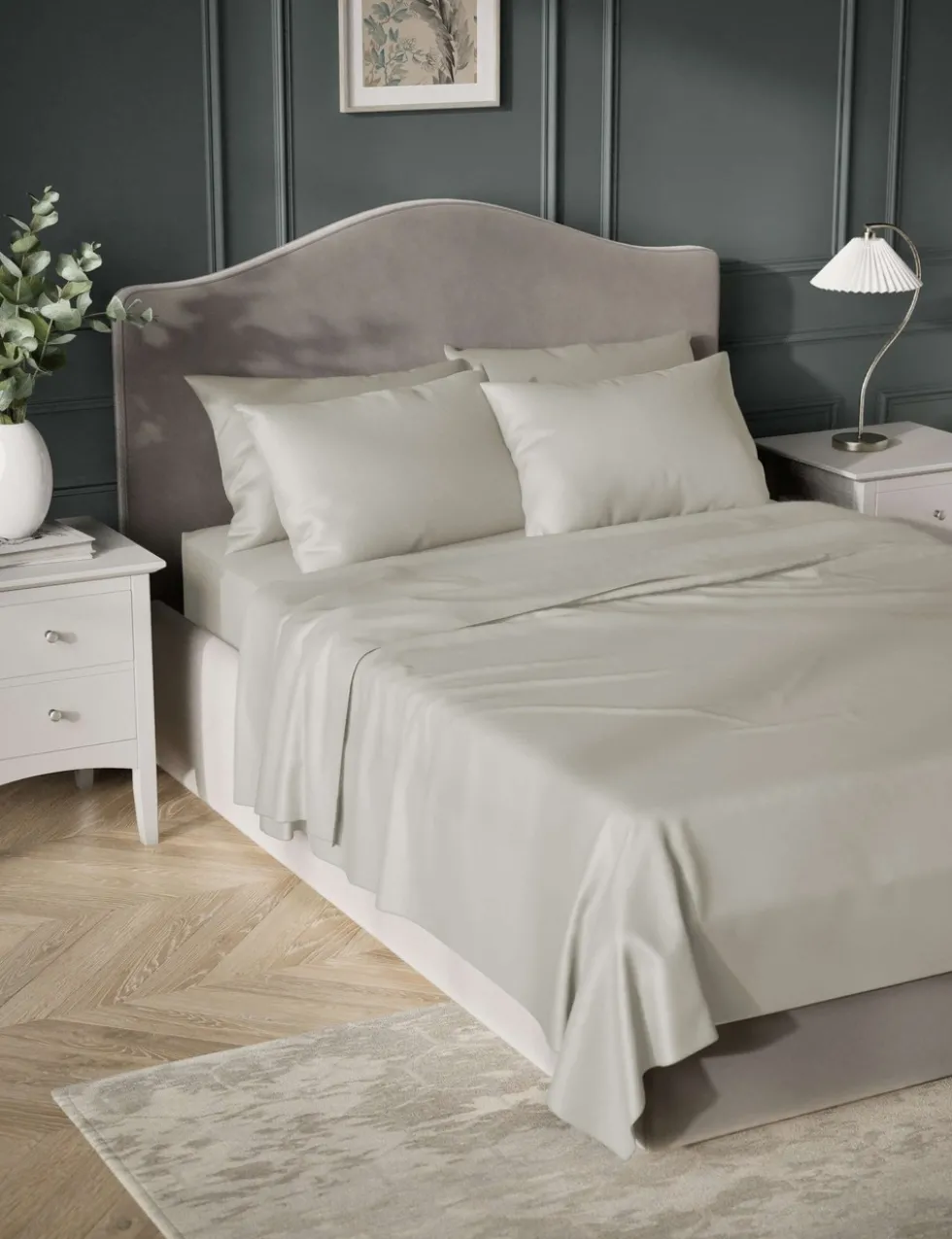 Egyptian Cotton Sateen 400 Thread Count Flat Sheet