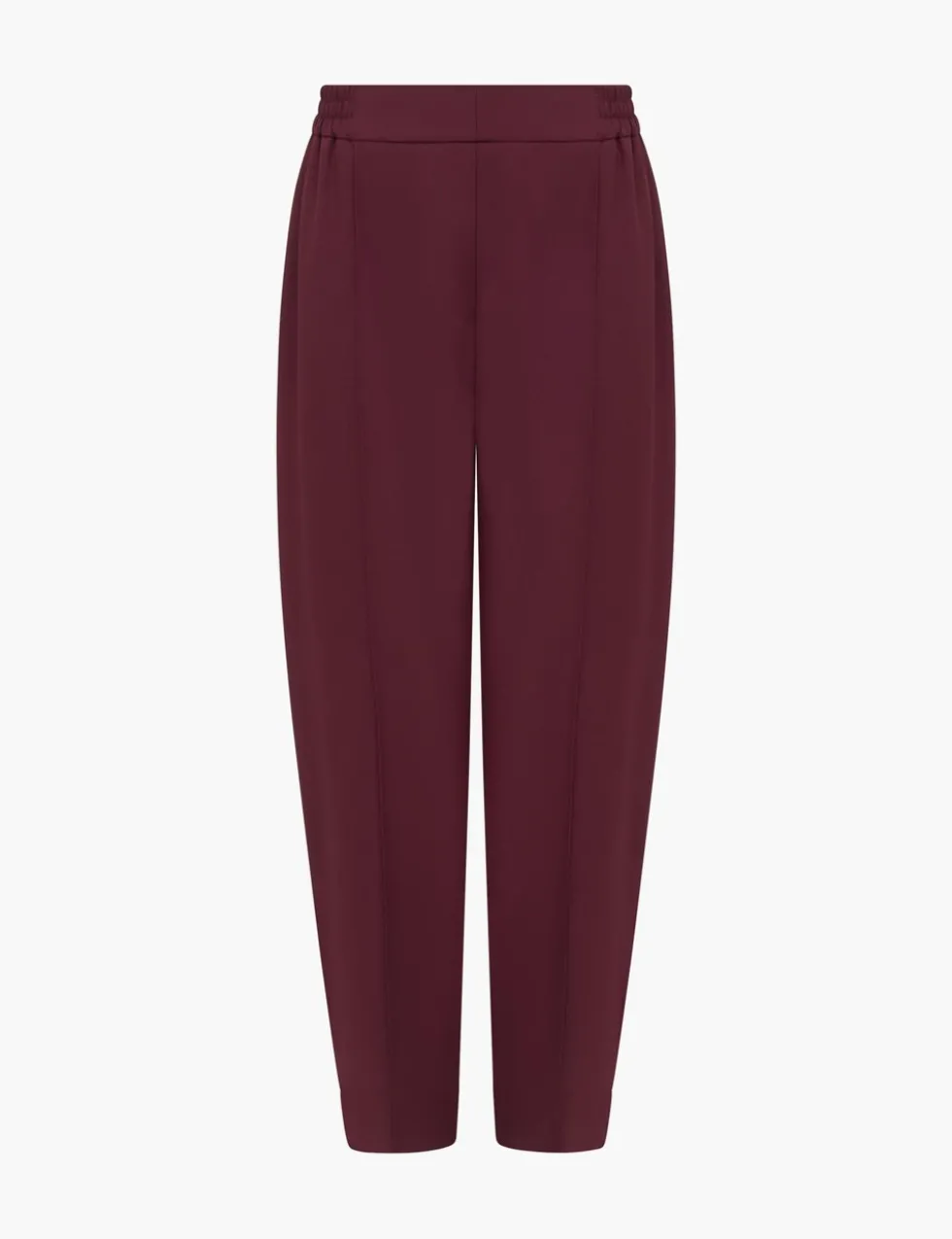 Elasticated Waist Barrel Leg Trousers
