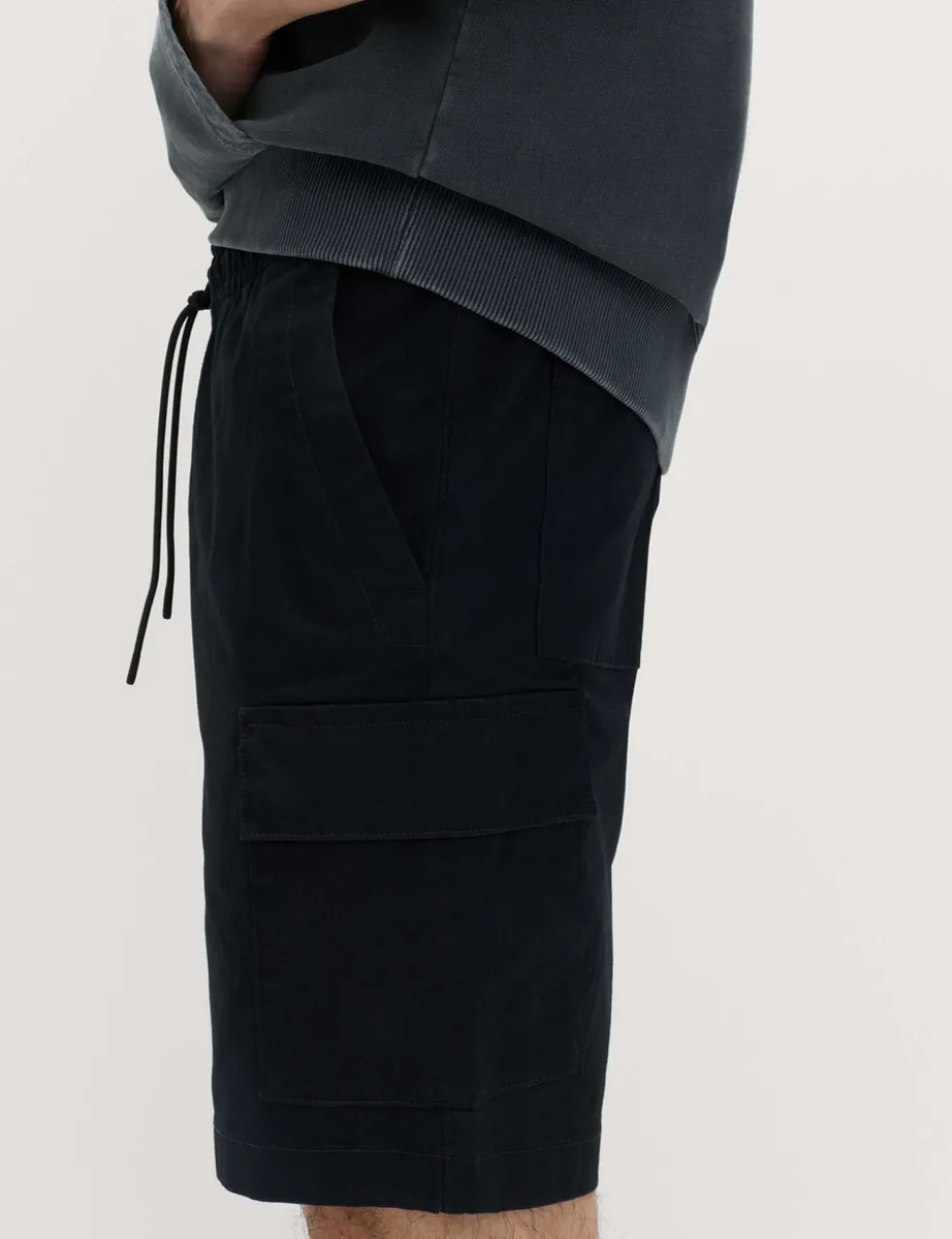 Elasticated Waist Ripstop Cargo Shorts