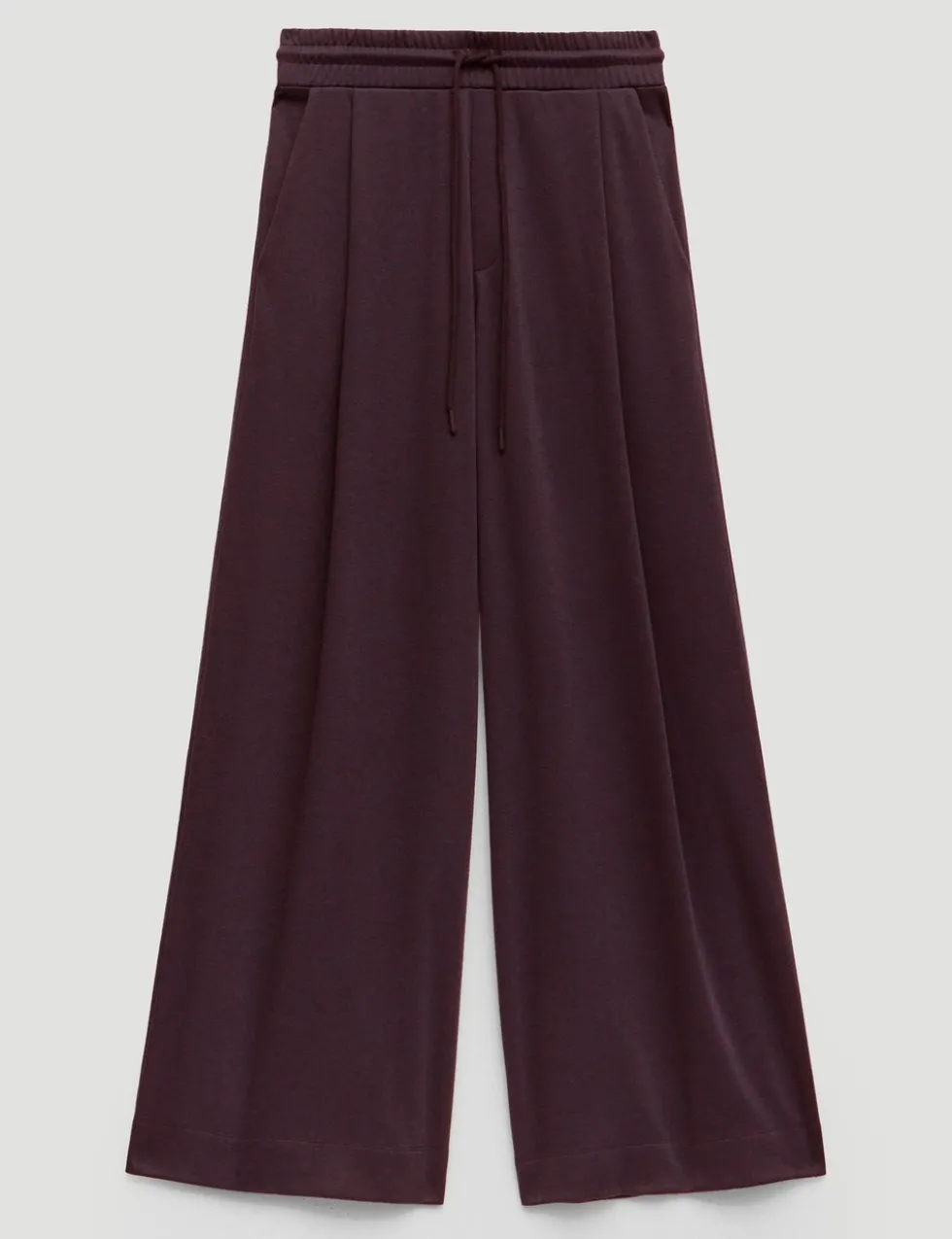 Elasticated Waist Wide Leg Trousers