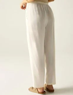 Elbrie Drawstring Straight Leg Trousers