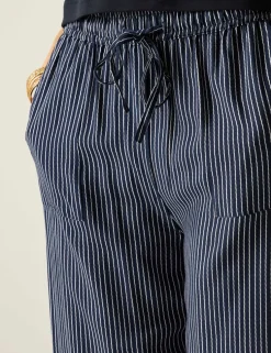 Elbrie Striped Straight Leg Trousers