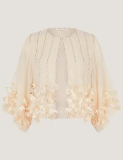Embellished Collarless Jacket
