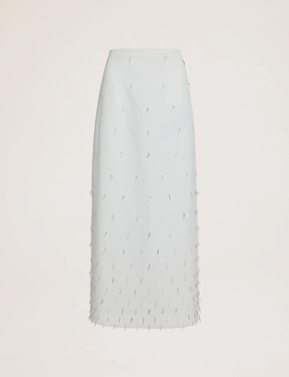 Embellished Midi A-Line Skirt