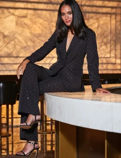 Embellished Single Breasted Blazer