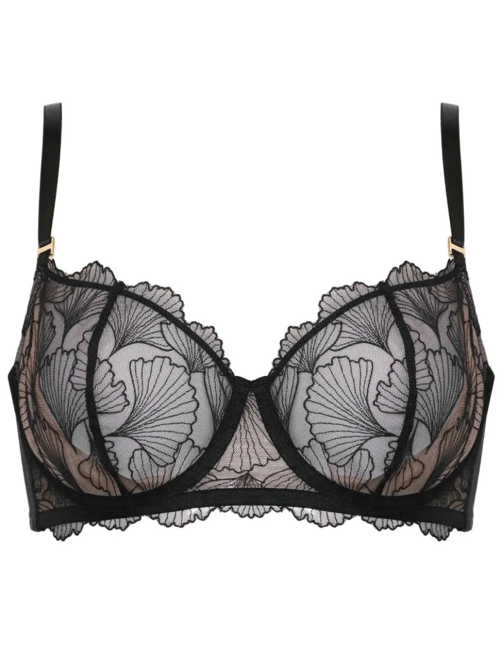 Ember Embroidered Lace Bra