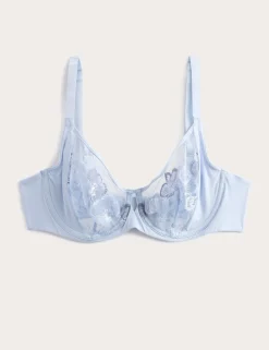 Embrace Embroidered Wired Full Cup Bra A-E