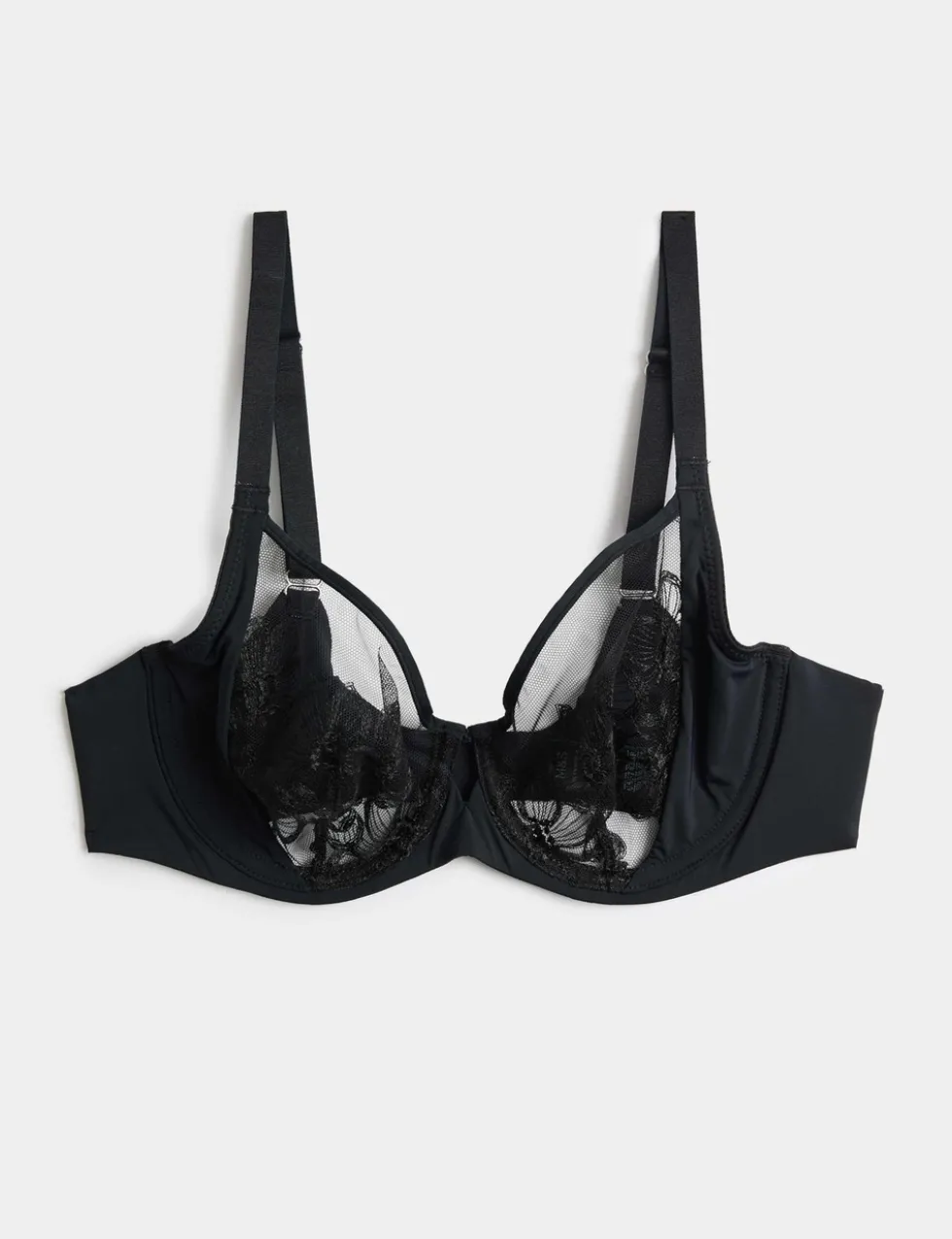 Embrace Embroidered Wired Full Cup Bra A-E