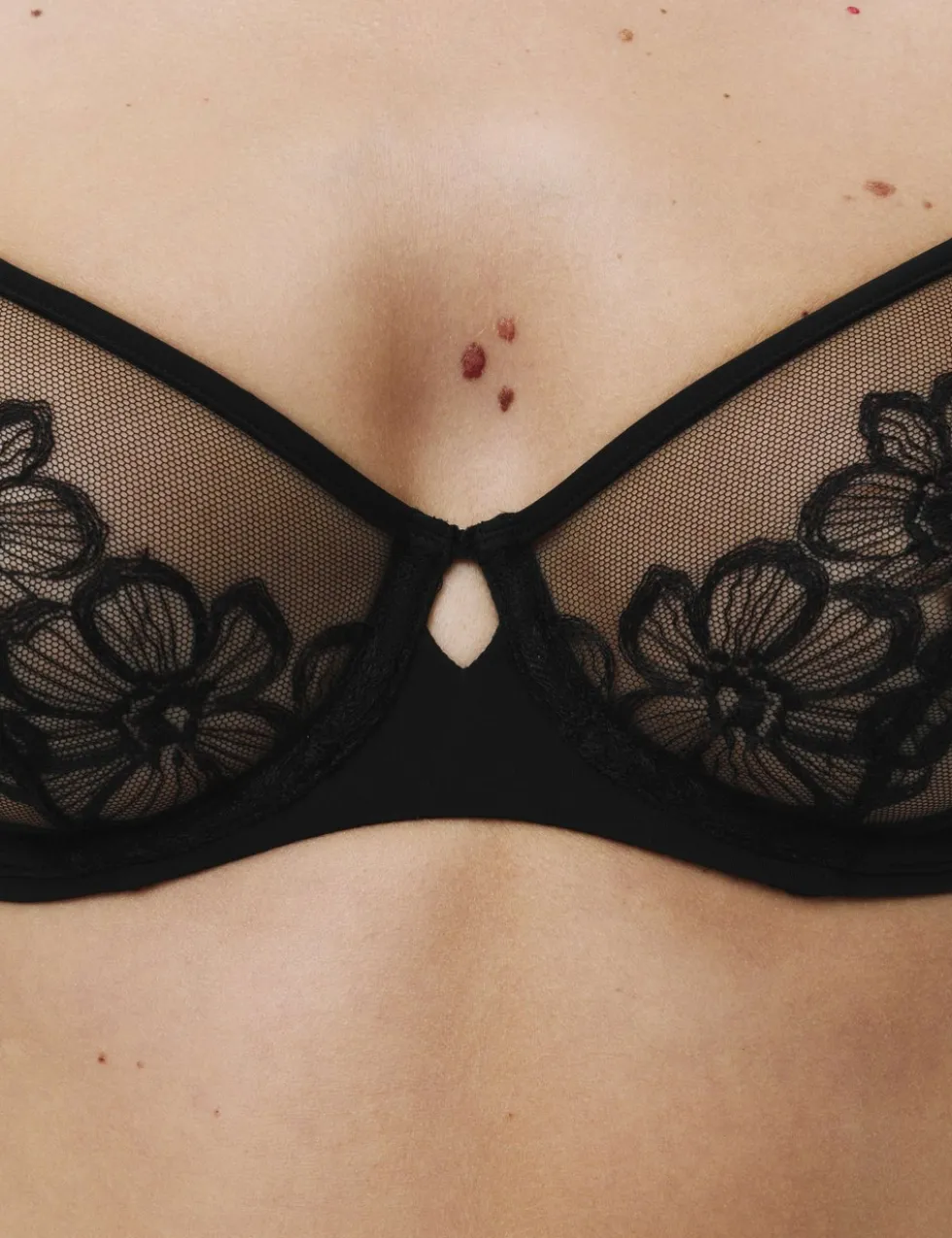 Embrace Embroidered Wired Full Cup Bra A-E