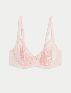 Embrace Embroidered Wired Full Cup Bra A-E