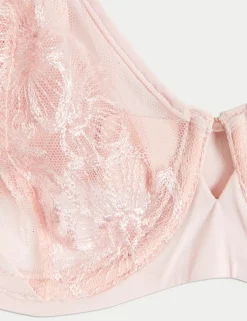 Embrace Embroidered Wired Full Cup Bra A-E