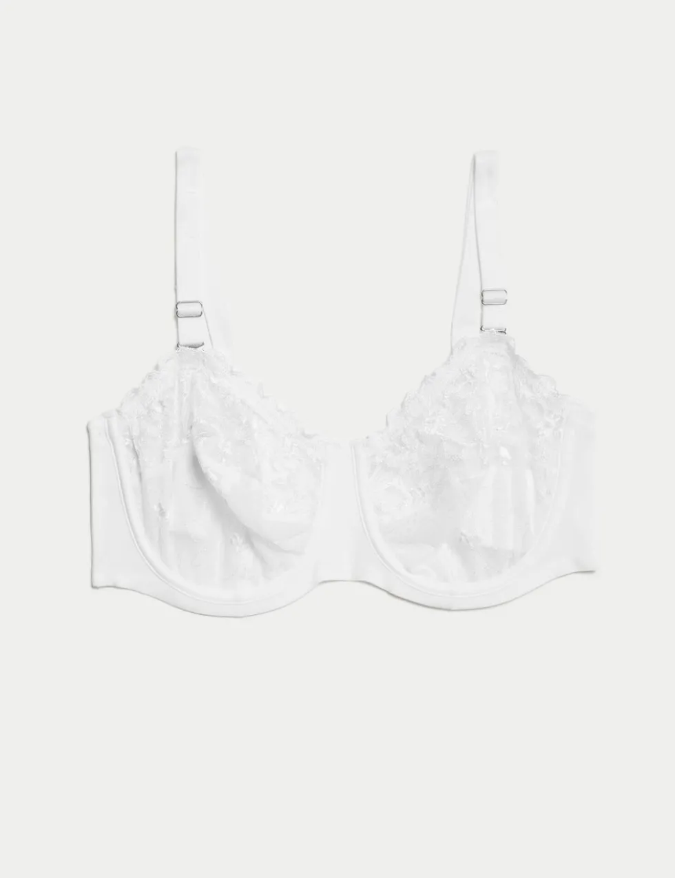 Embrace Embroidered Wired Strapless Bra F-H