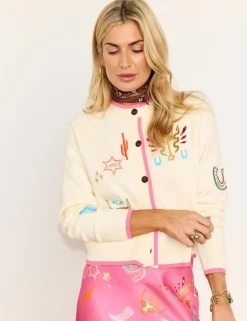 Embroidered Cardigan