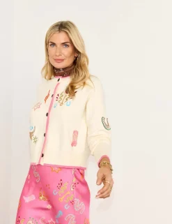 Embroidered Cardigan