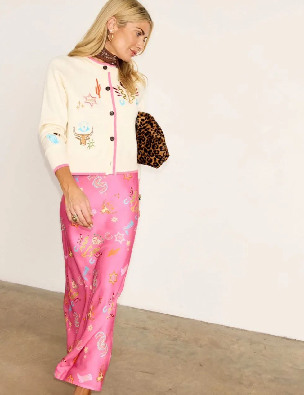 Embroidered Cardigan