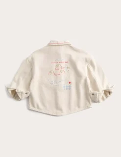 Embroidered Denim Jacket (1-8 Yrs)