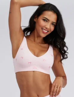 Embroidered Seamless Non Wired Bralette (A-E)