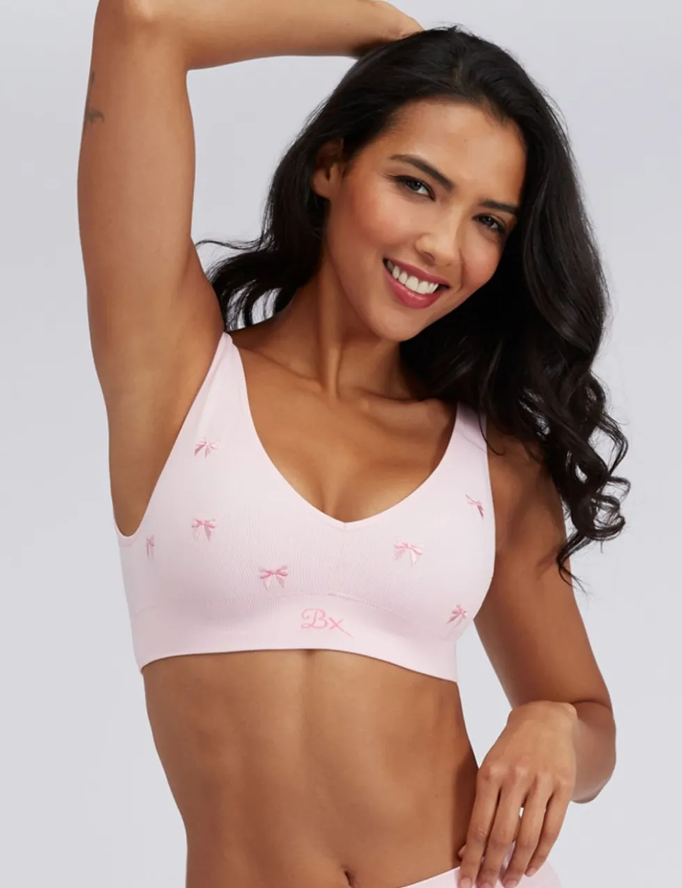 Embroidered Seamless Non Wired Bralette (A-E)